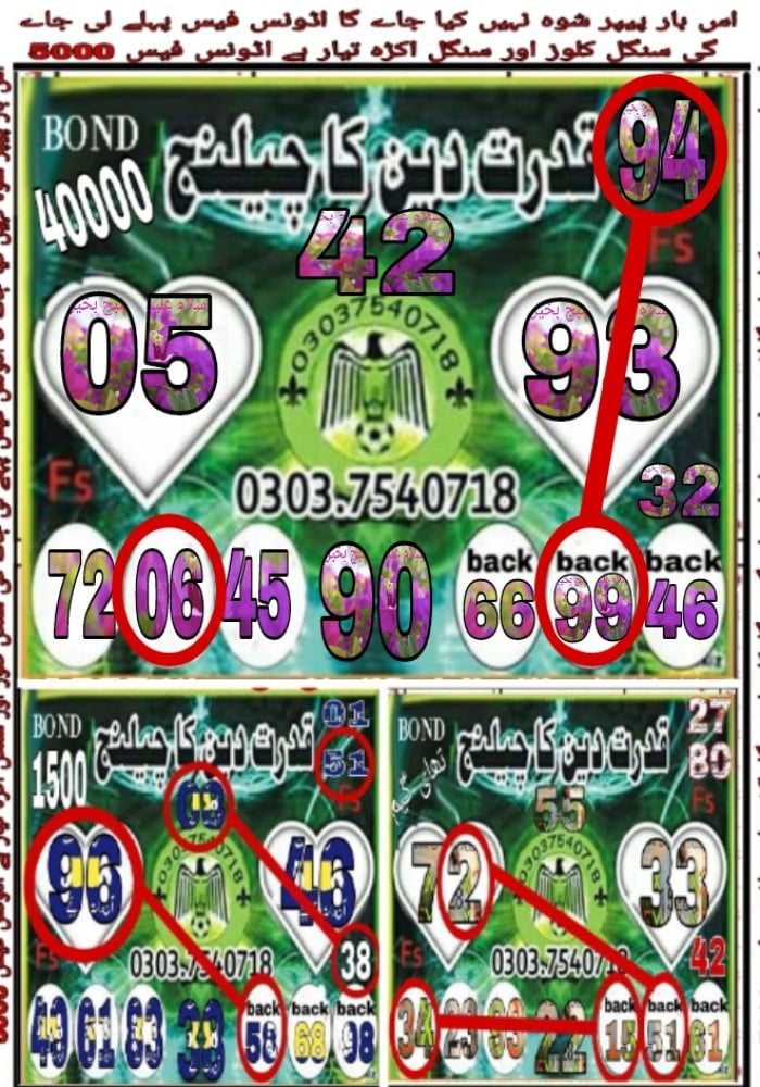 200 Prize Bond Guess Papers VIP Photo state Formula Numbers (3)
