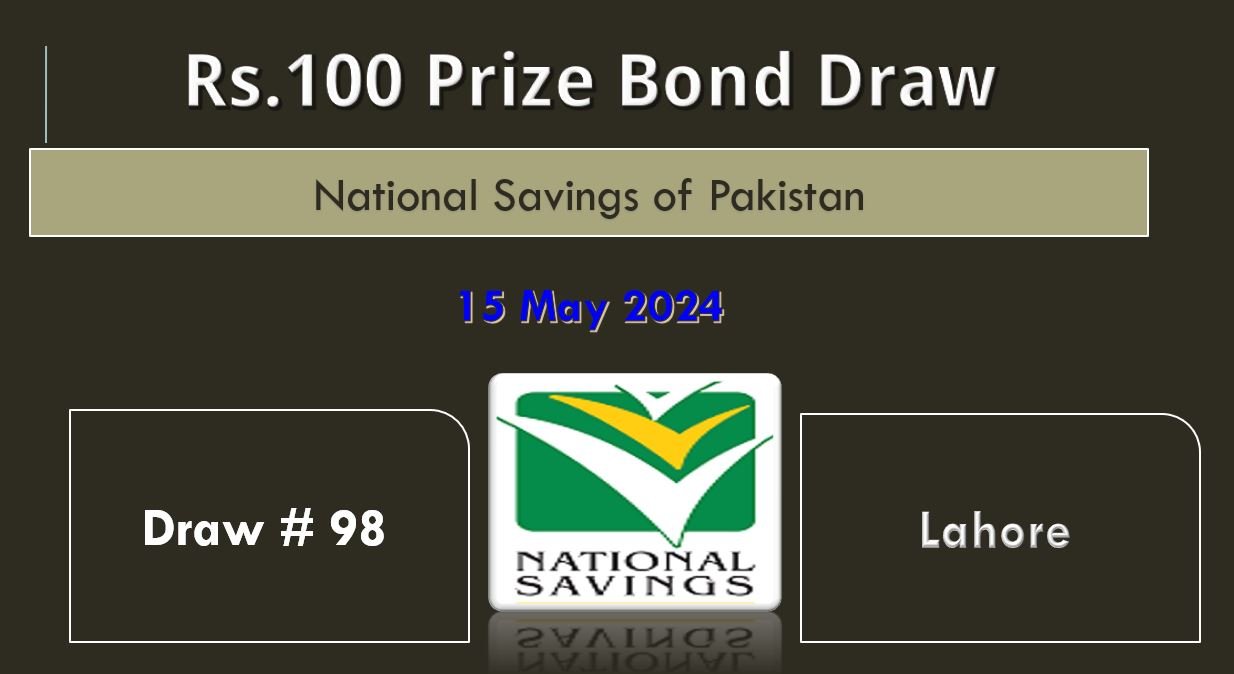 Rs. 100 Prize Bond 15 May 2024 Result Draw No. 46 List Lahore 1 Check 100 Prize Bond Draw No 46 in LAHORE 15 May, 2024